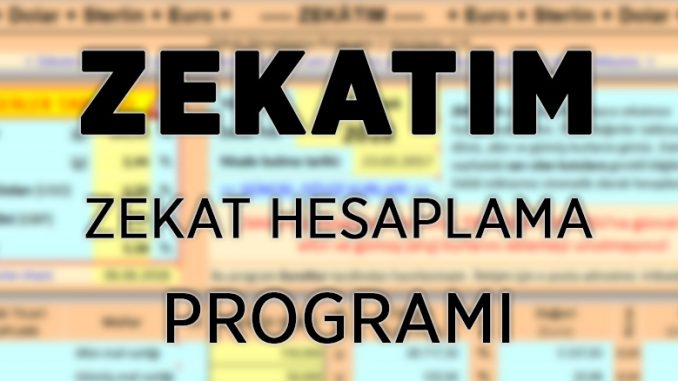 Zekatim Zekat Hesaplama Programi Euronur Saidnursi De